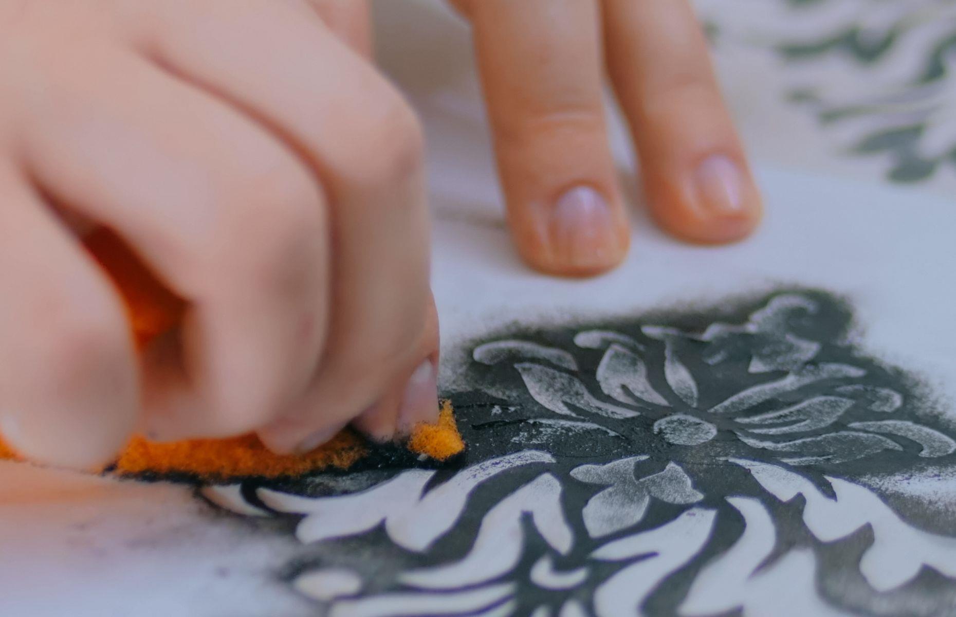Then: stencils